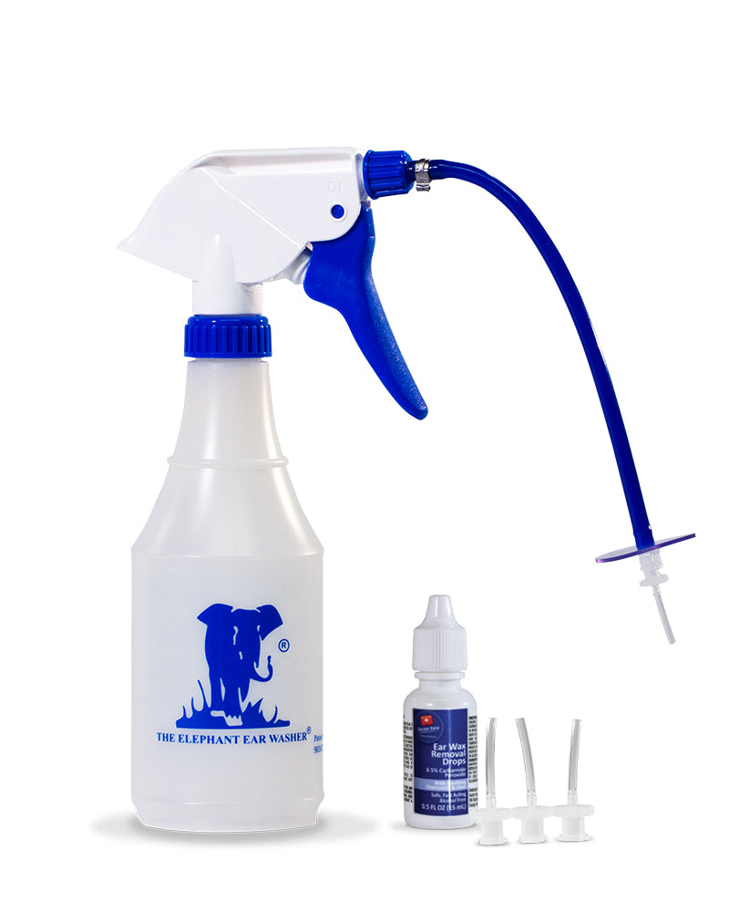 Elephant Ear Washer with Wax Removal Drops
